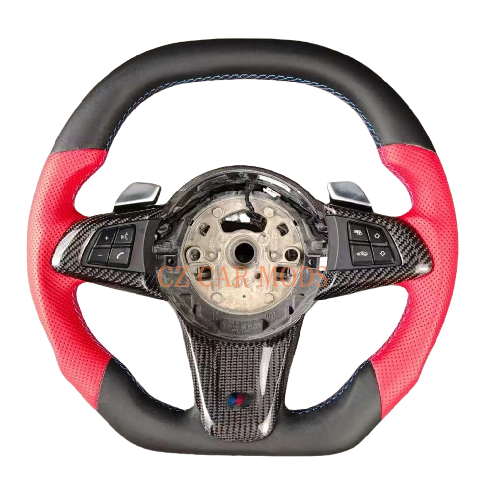 Customized Real Carbon Fiber Steering Wheel For 2009 2010 2011 2012 2013 2014 2015 2016 BMW Z4 E86 Auto Accessory Original Steering Wheel Remanufactured