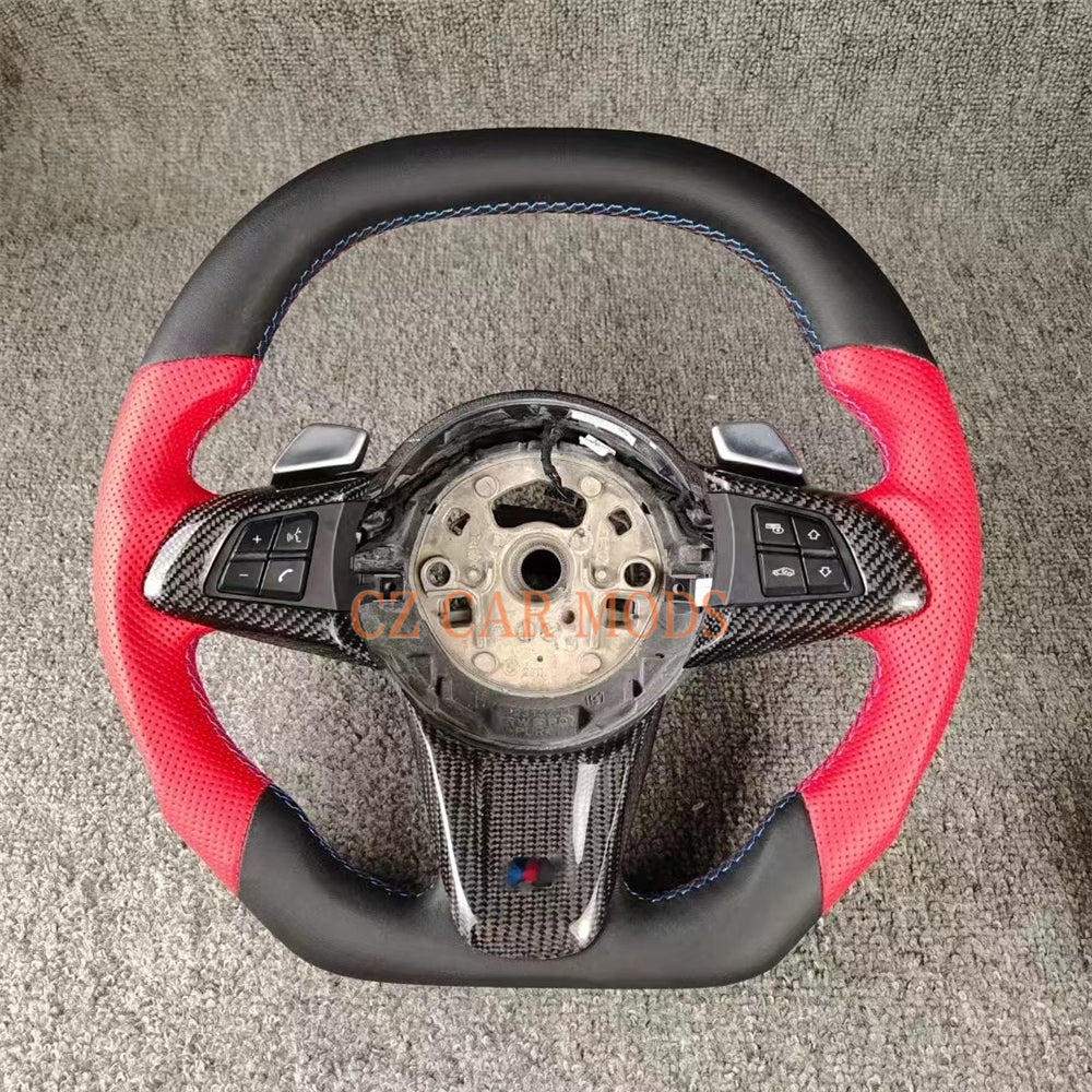 Customized Real Carbon Fiber Steering Wheel For 2009 2010 2011 2012 2013 2014 2015 2016 BMW Z4 E86 Auto Accessory Original Steering Wheel Remanufactured
