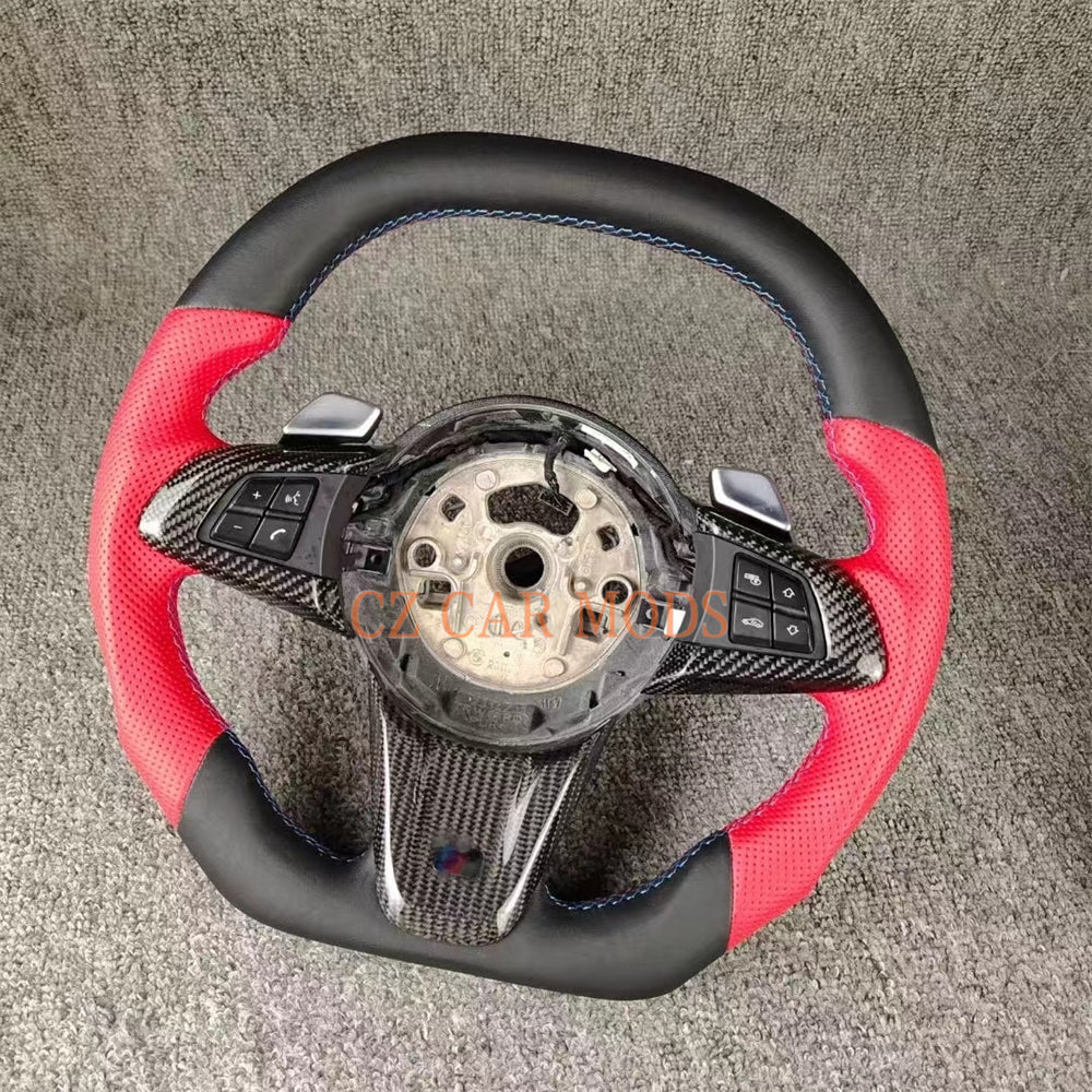 Customized Real Carbon Fiber Steering Wheel For 2009 2010 2011 2012 2013 2014 2015 2016 BMW Z4 E86 Auto Accessory Original Steering Wheel Remanufactured