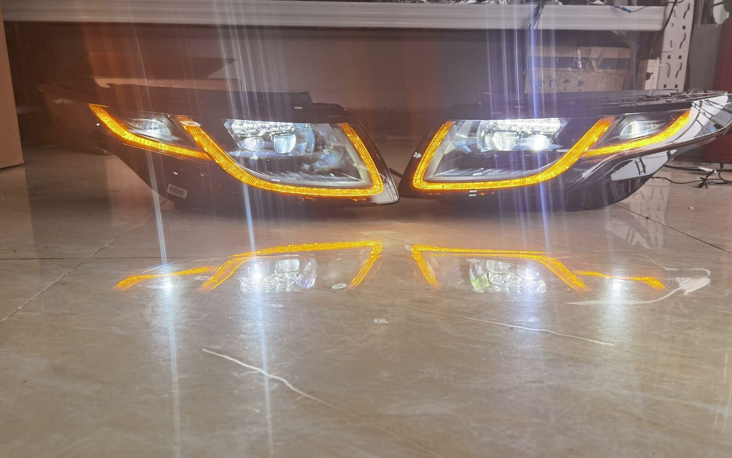 Land Rover Range Rover Evoque 2012 2013 2014 2015 Xenon Headlights Modified to 2018 led Car Headlight Replacement Upgrade