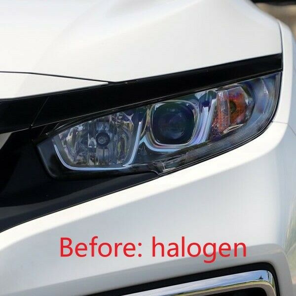 Set Halogen to LED Headlight Adapter Wire Harness For 2016-2020 Honda Civic 10th