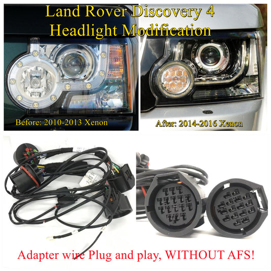 2010 2011 2012 2013 Discovery 4 xenon headlights to 2014-2016 xenon WITHOUT AFS