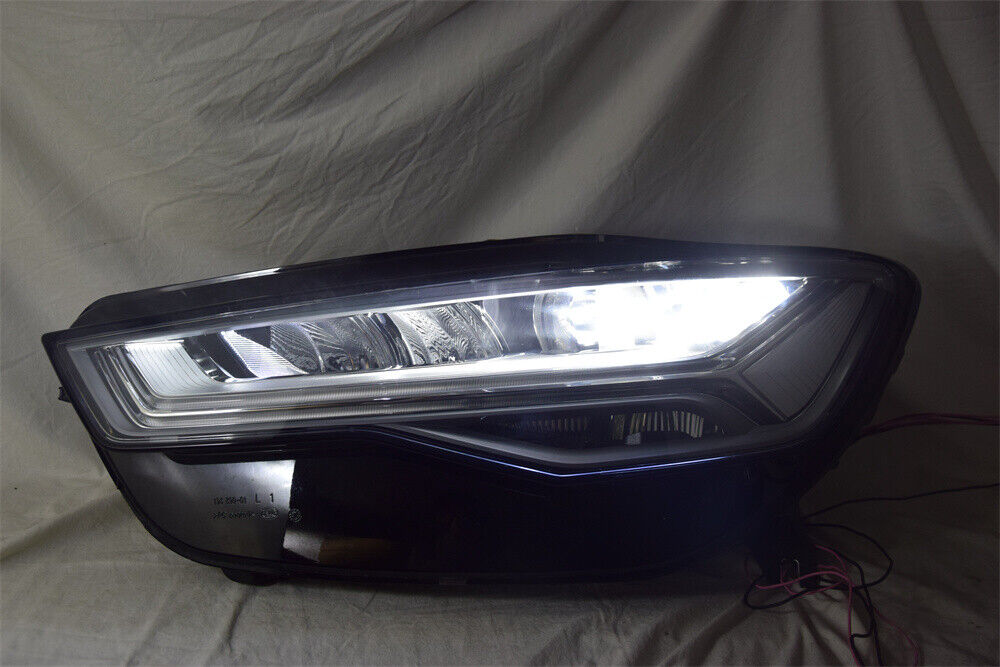 pair LED Headlight Assembly for 2012-2018 AUDI A6 Xenon to 2016-2018 LED Car MODS Car Headlight Replacement