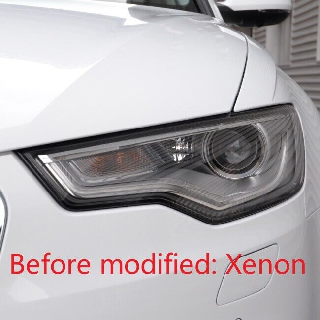 pair LED Headlight Assembly for 2012-2018 AUDI A6 Xenon to 2016-2018 LED Car MODS Car Headlight Replacement