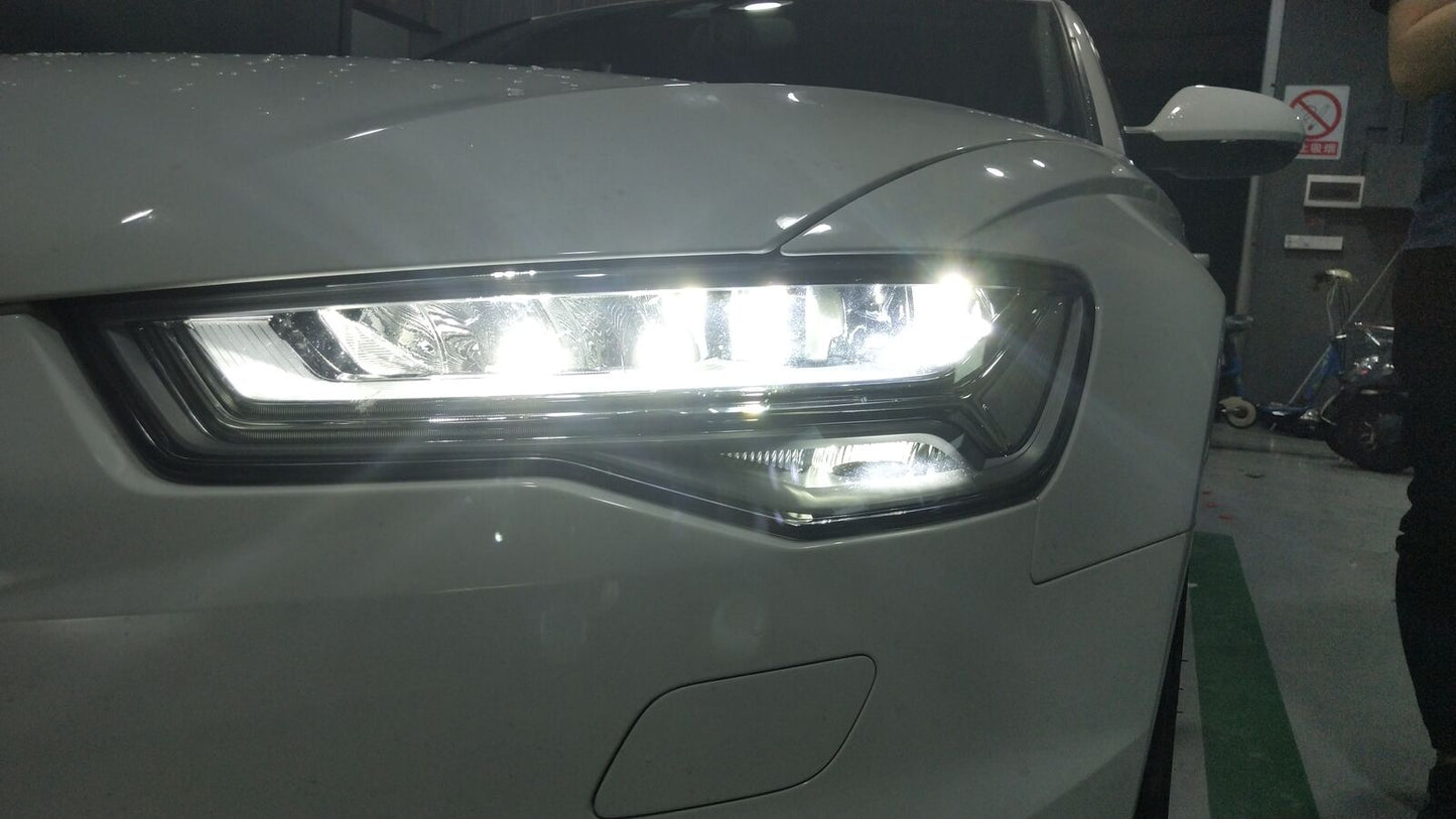 pair LED Headlight Assembly for 2012-2018 AUDI A6 Xenon to 2016-2018 LED Car MODS Car Headlight Replacement