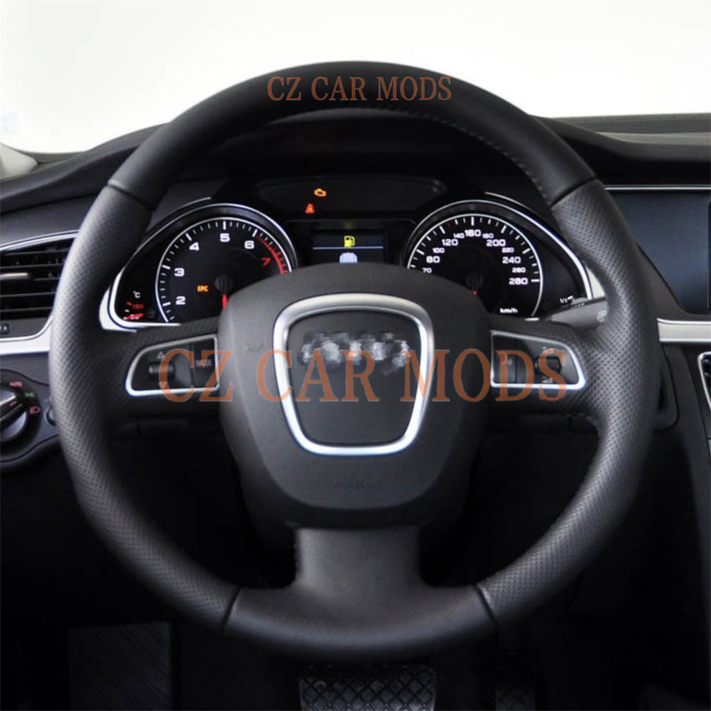 Custom Carbon Fiber Steering Wheel For Audi A4 2009 2010 2011 2012 2013 2014 2015 2016 Auto Accessory Original Steering Wheel Re-manufactured Steering Wheel