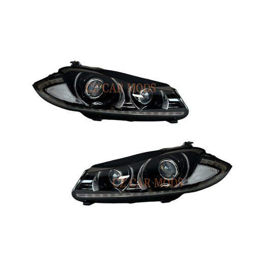 Wholesale 1 Pair Xenon Headlights Assembly For Jaguar XF 2012 2013 2014 2015 Xenon Headlight Replacement Headlamps Head Lights