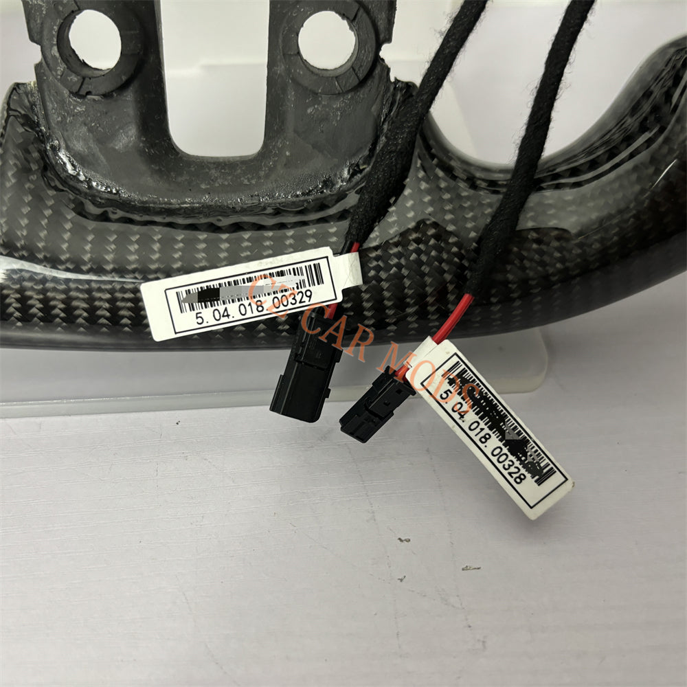 Customized Brand New Carbon Fiber Steering Wheel Auto Accessory With Red Center Strip For Dodge Challenger 2011 2012 2013 2014