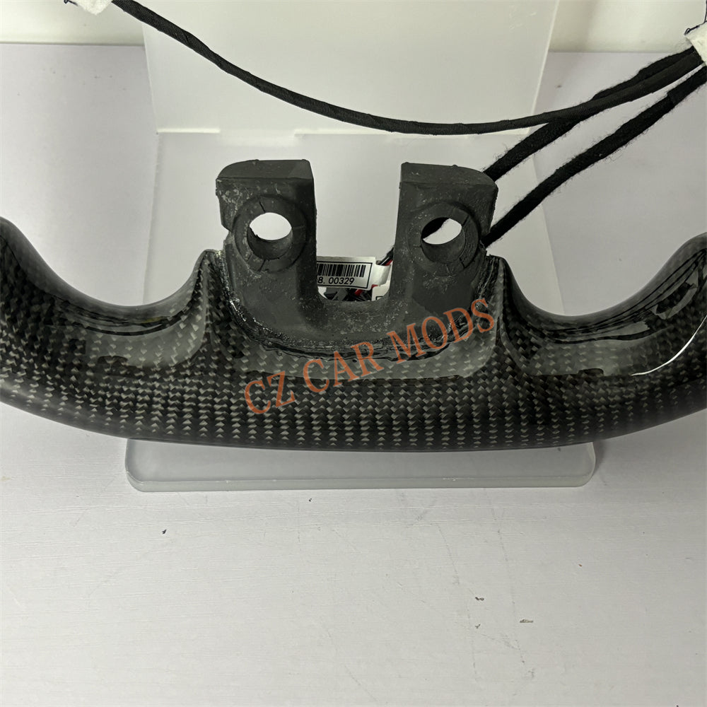 Customized Brand New Carbon Fiber Steering Wheel Auto Accessory With Red Center Strip For Dodge Challenger 2011 2012 2013 2014