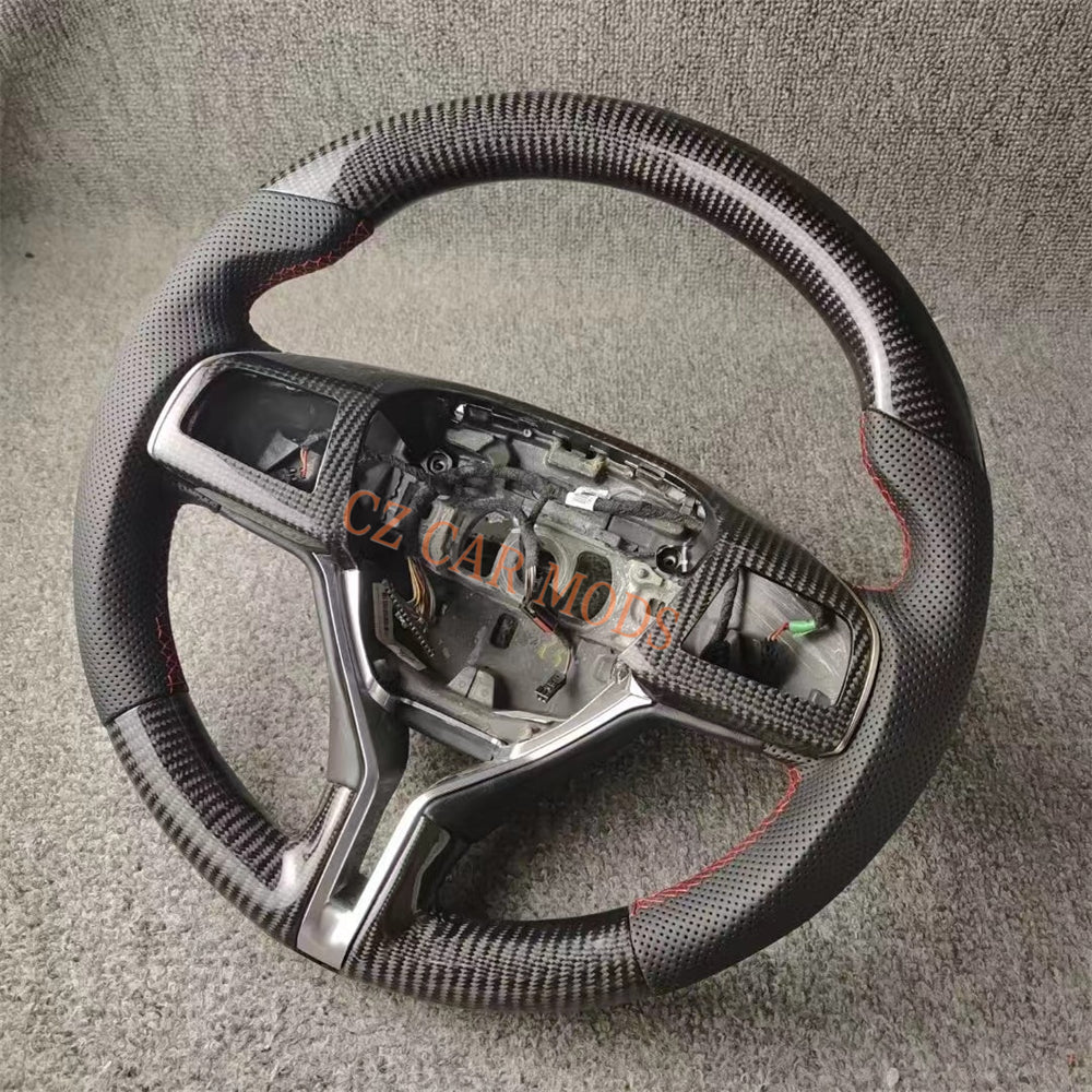 Custom Carbon Fiber Steering Wheel Auto Accessory Original Steering Wheel Re-manufactured For Maserati Ghibli Quattroporte Levante 2014 2015 2016 2017 2018 2019 2020 2021 2022 2023
