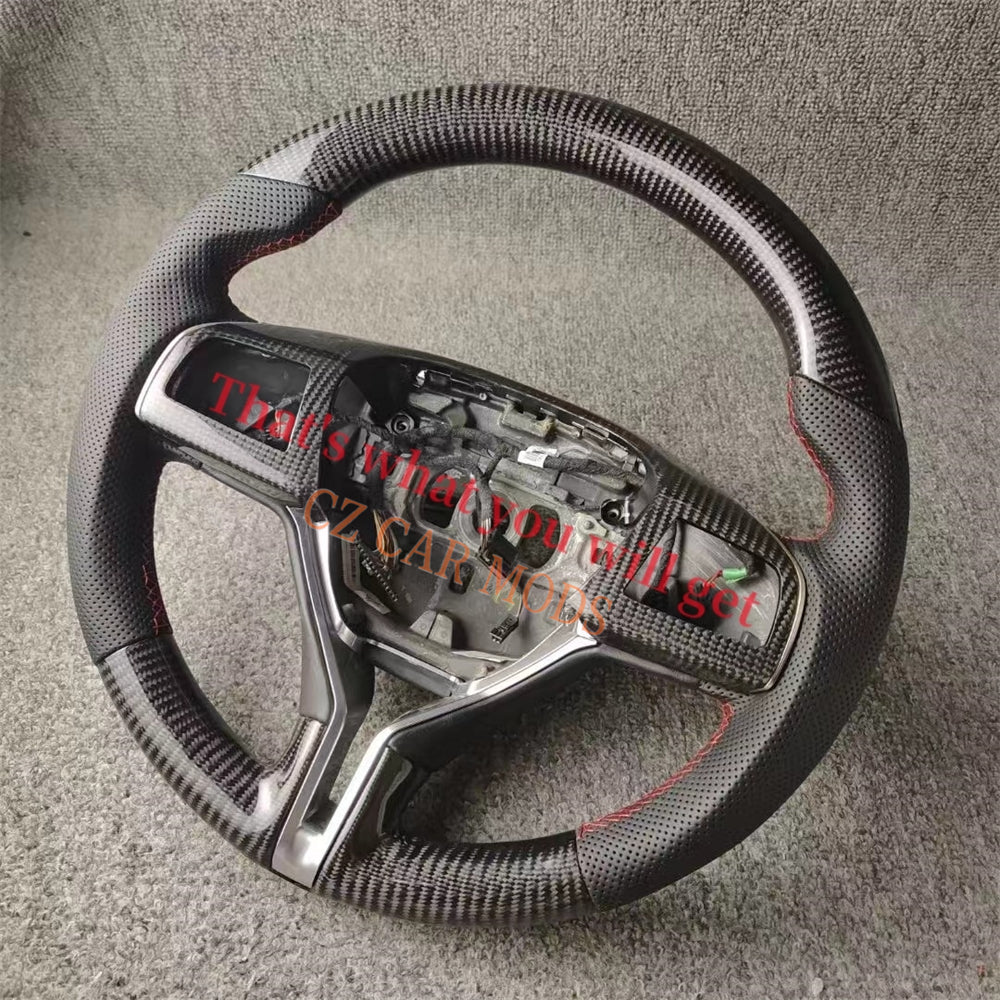 Custom Carbon Fiber Steering Wheel Auto Accessory Original Steering Wheel Re-manufactured For Maserati Ghibli Quattroporte Levante 2014 2015 2016 2017 2018 2019 2020 2021 2022 2023