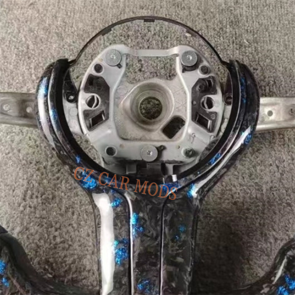 Customized Alcantara Forged Carbon Fiber Steering Wheel Auto Accessory Re-manufactured For BMW M Sport M3 F30 F80 F82 2014 2015 2016 2017 2018 2019 2020