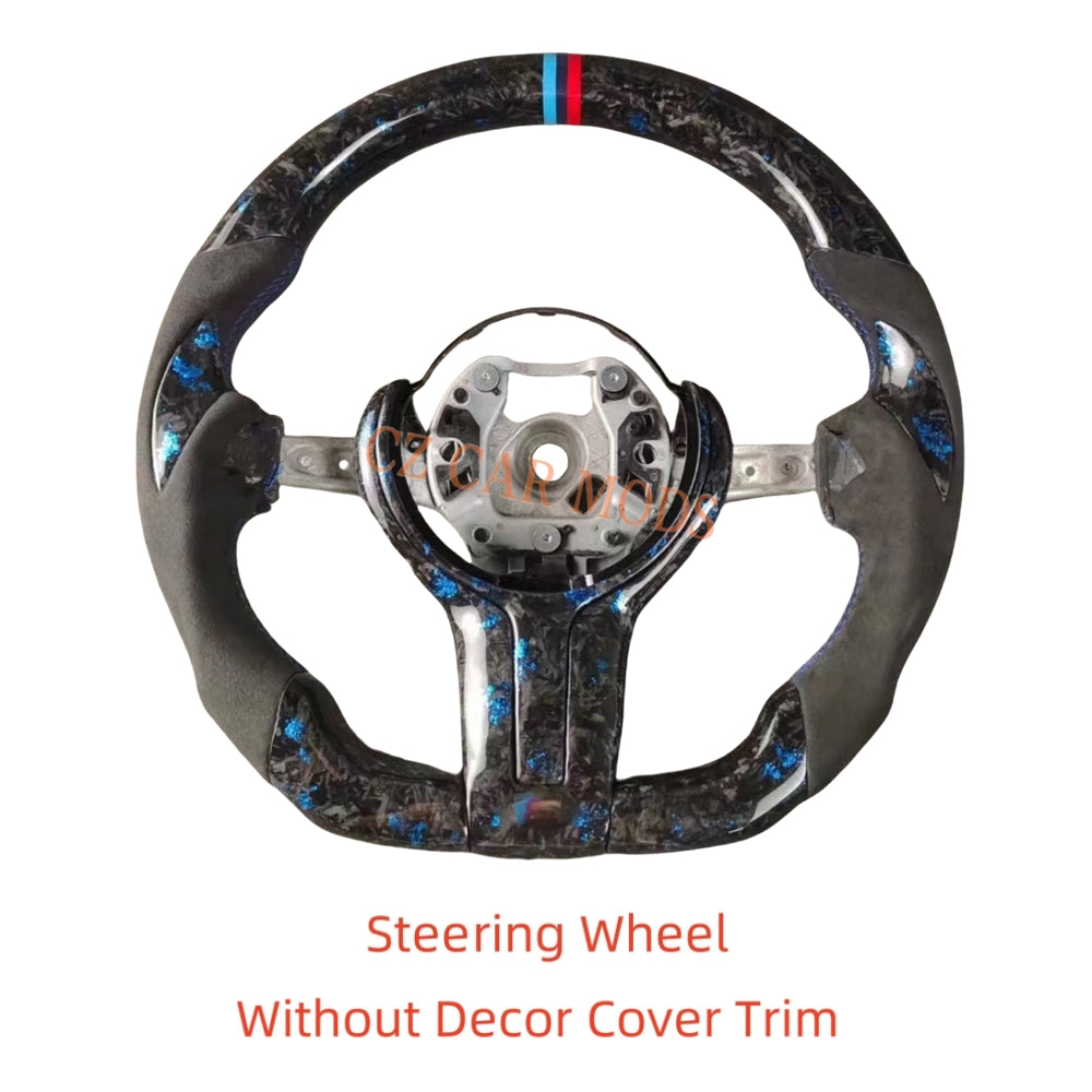 Customized Alcantara Forged Carbon Fiber Steering Wheel Auto Accessory Re-manufactured For BMW M Sport M3 F30 F80 F82 2014 2015 2016 2017 2018 2019 2020