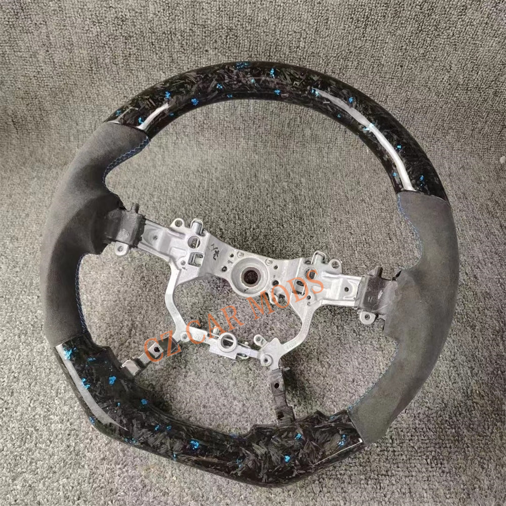 Customized Brand New Forged Carbon Fiber Steering Wheel Auto Accessory Steering Wheel Alcantara For Toyota Alphard 2015 2016 2017 2018 2019 2020 2021 2022
