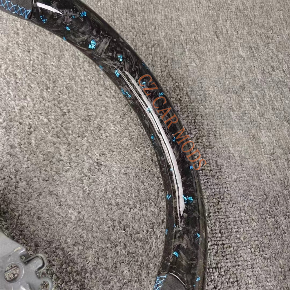 Customized Brand New Forged Carbon Fiber Steering Wheel Auto Accessory Steering Wheel Alcantara For Toyota Alphard 2015 2016 2017 2018 2019 2020 2021 2022