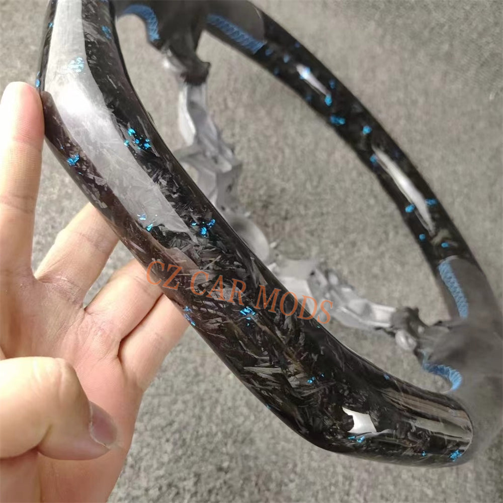 Customized Brand New Forged Carbon Fiber Steering Wheel Auto Accessory Steering Wheel Alcantara For Toyota Alphard 2015 2016 2017 2018 2019 2020 2021 2022