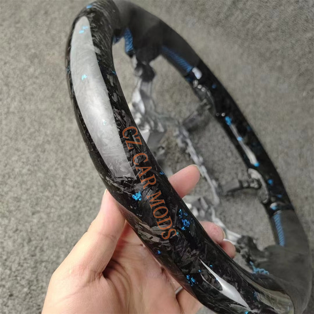 Customized Brand New Forged Carbon Fiber Steering Wheel Auto Accessory Steering Wheel Alcantara For Toyota Alphard 2015 2016 2017 2018 2019 2020 2021 2022