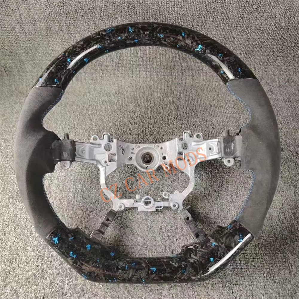 Customized Brand New Forged Carbon Fiber Steering Wheel Auto Accessory Steering Wheel Alcantara For Toyota Alphard 2015 2016 2017 2018 2019 2020 2021 2022