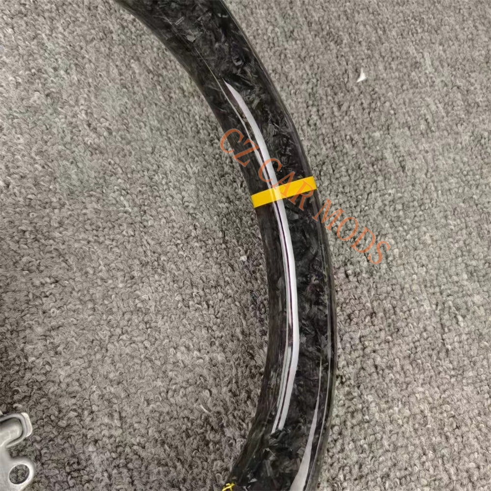 Customized Brand New Forged Carbon Fiber Steering Wheel Auto Accessory Steering Wheel Yellow Strip For Toyota Alphard 2015 2016 2017 2018 2019 2020 2021 2022