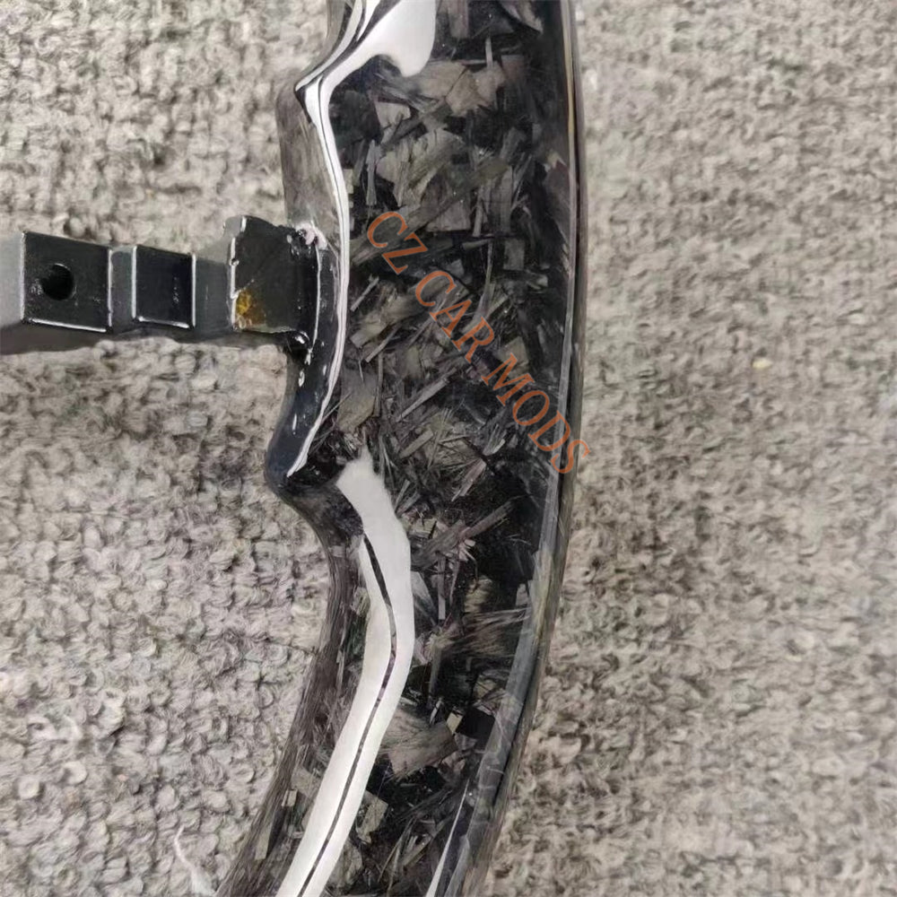 Customized Brand New Alcantara Forged Carbon Fiber Steering Wheel Auto Accessory Steering Wheel For Toyota Alphard 2015 2016 2017 2018 2019 2020 2021 2022