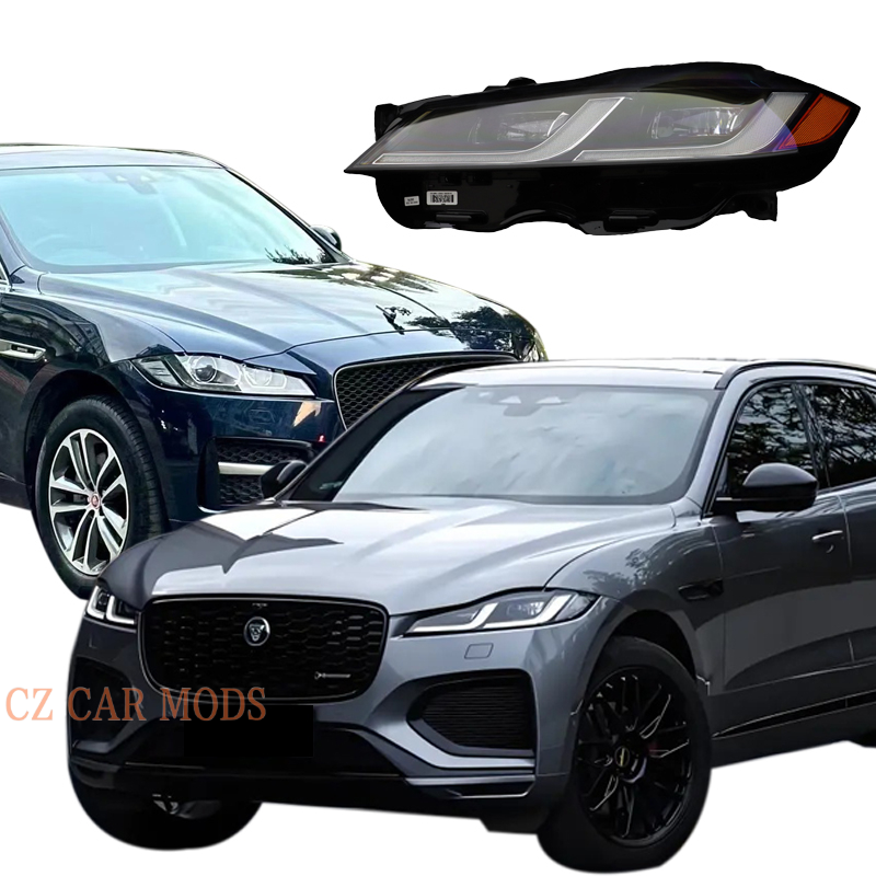 For 2017 Jaguar F-PACE Headlights  plug and play Replacement Headlamps Head Lights