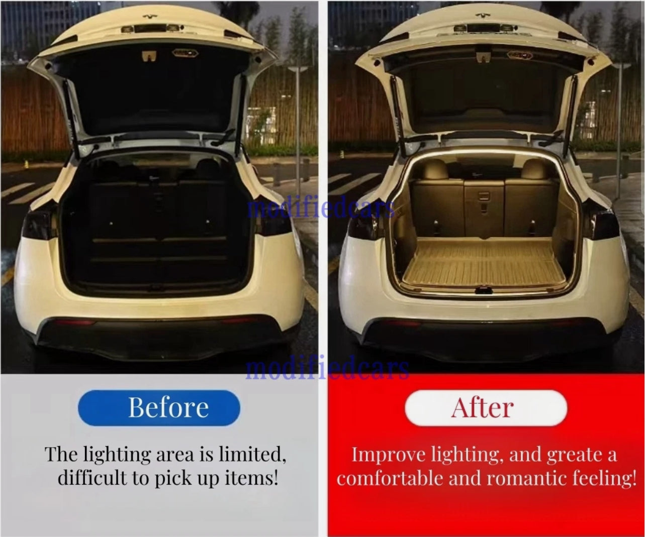 Car Trunk Atmosphere Lamp Strip Light Trunk Brighten LED Strip Ambient Light FOR Cars Automotive supplies