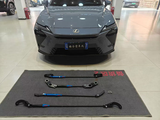 CUSCO Strut Bar Chassis Brace Kit for 2026 Lexus ES – Front & Rear Suspension Stiffener Performance Upgrade