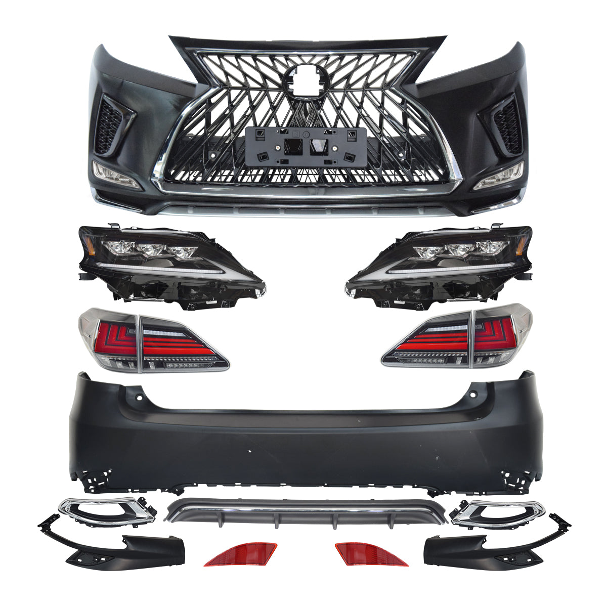 Car Body Kits for Lexus RX RX270 RX350 RX450h 2010-2015 upgrade to 202 ...