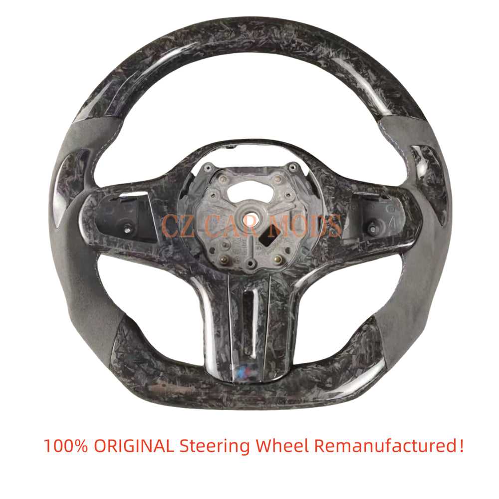 Customized Forged Carbon Fiber Steering Wheel Auto Accessory Steering Wheel Re-manufactured For BMW M8 2018 2019 2020 2021 2022