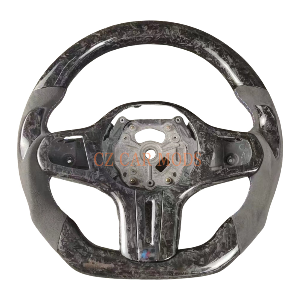 Customized Forged Carbon Fiber Steering Wheel Auto Accessory Steering Wheel Re-manufactured For BMW M8 2018 2019 2020 2021 2022