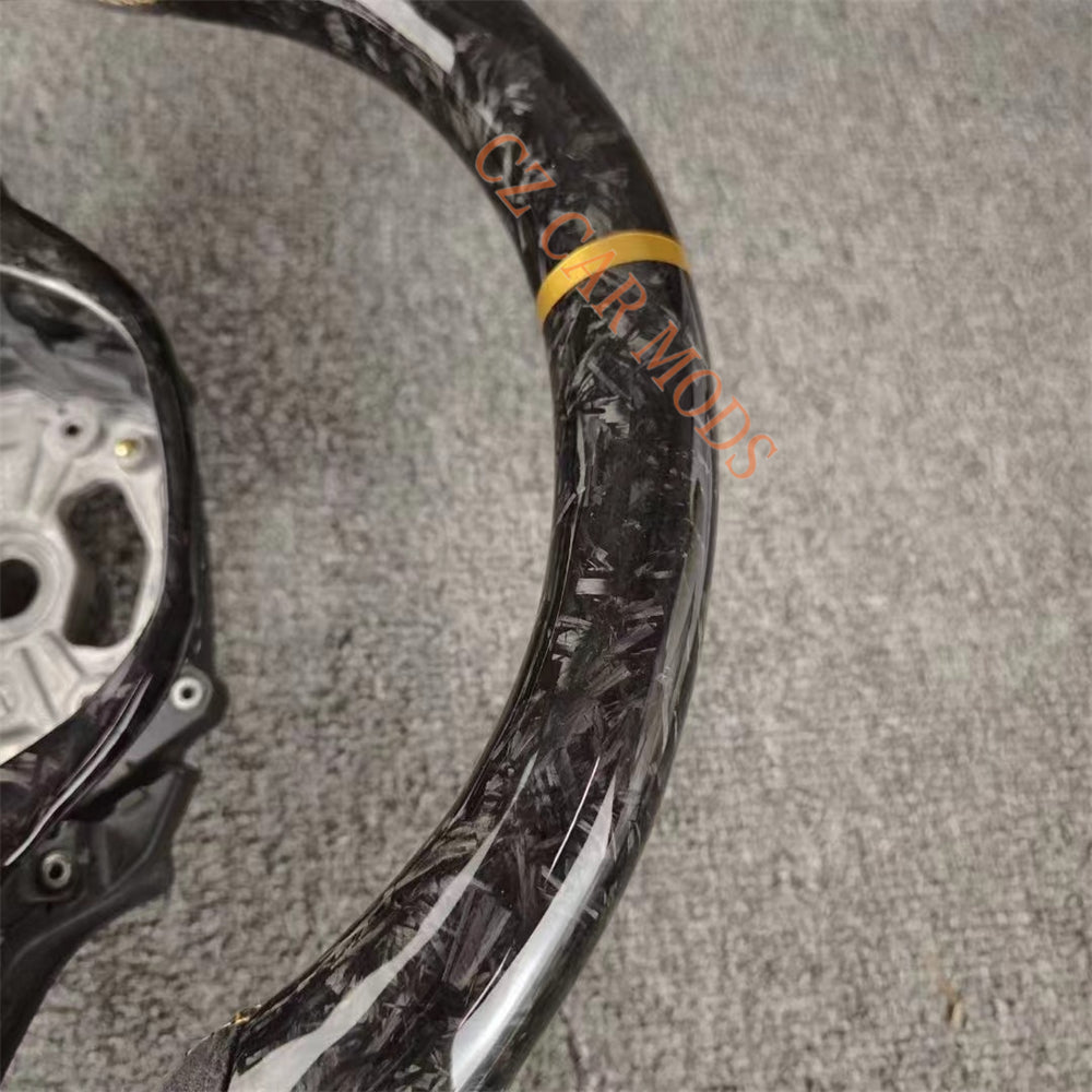 Custom Forged Carbon Fiber Steering Wheel Auto Accessory Steering Wheel Re-manufactured For 2018 2019 2020 2021 2022 BMW M8