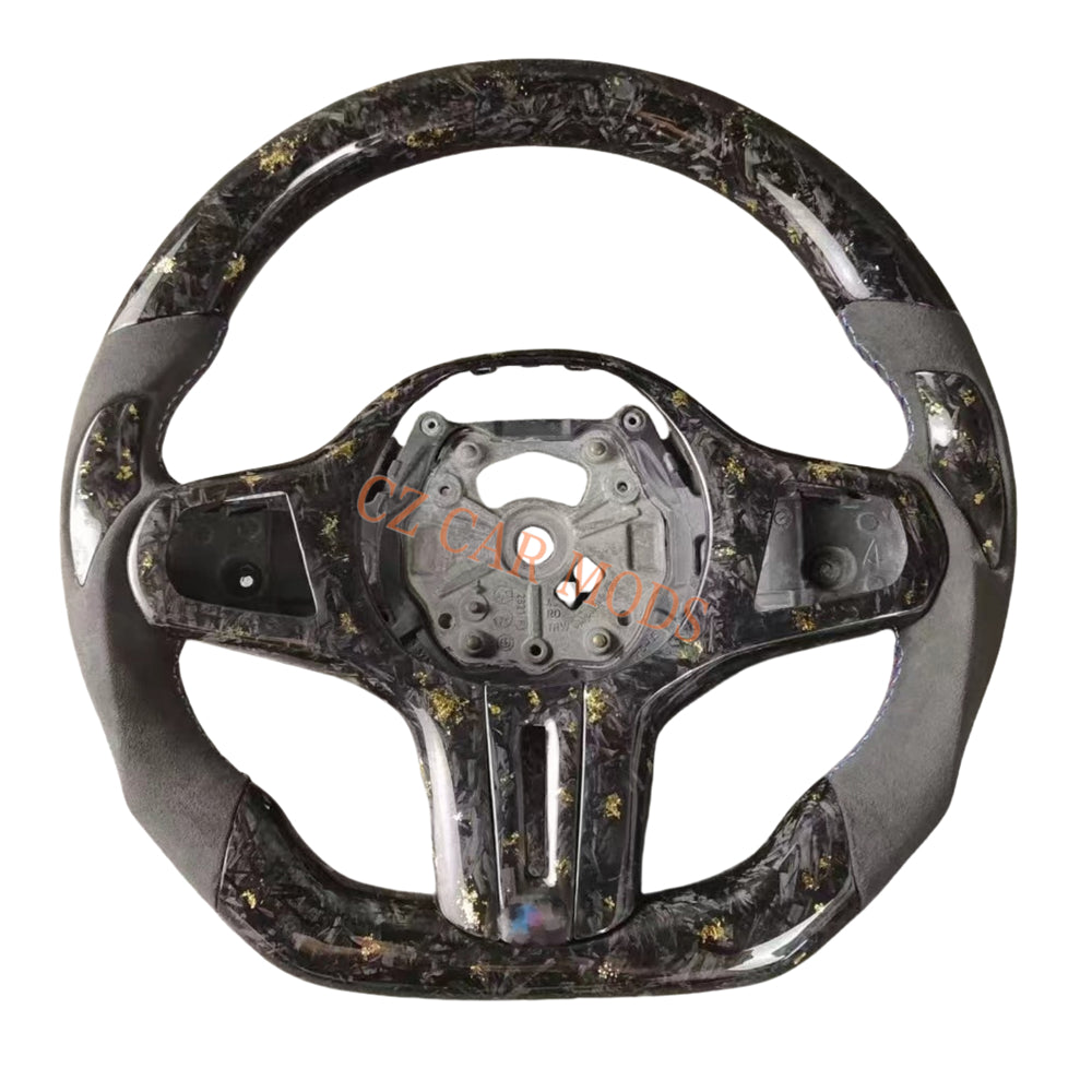 Customized Forged Carbon Fiber Steering Wheel Auto Accessory Steering Wheel Re-manufactured For 2018 2019 2020 2021 2022 BMW M8