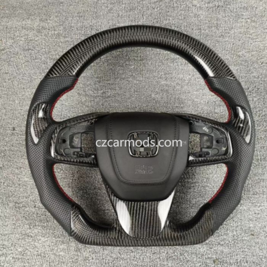 Customized 100% real Carbon Fiber Steering Wheel for Honda 10th gen Civic 2016-2021