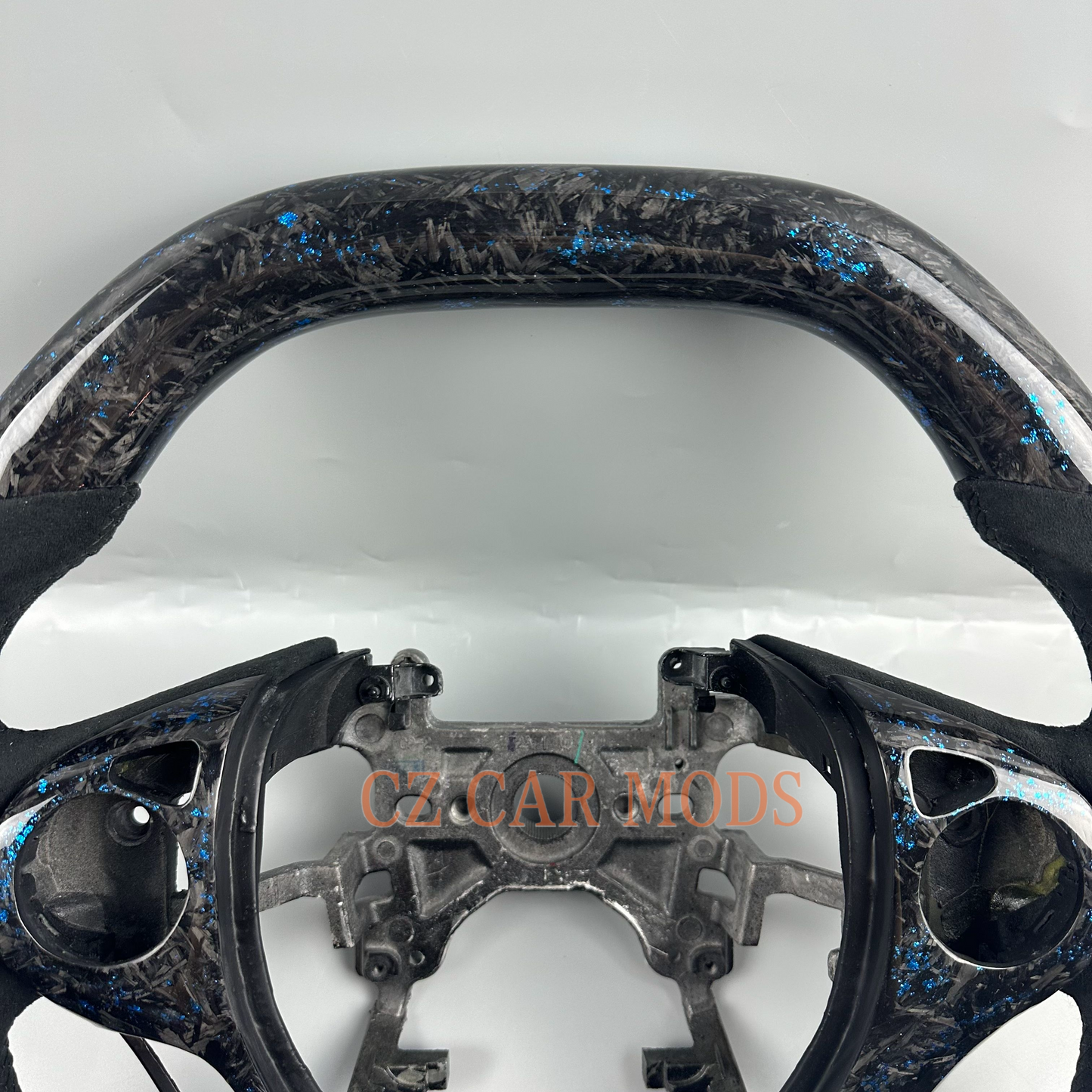 Customized black Forged carbon fiber Alcantara Steering Wheel For 2013 2014 2015 2016 2017 Honda Accord