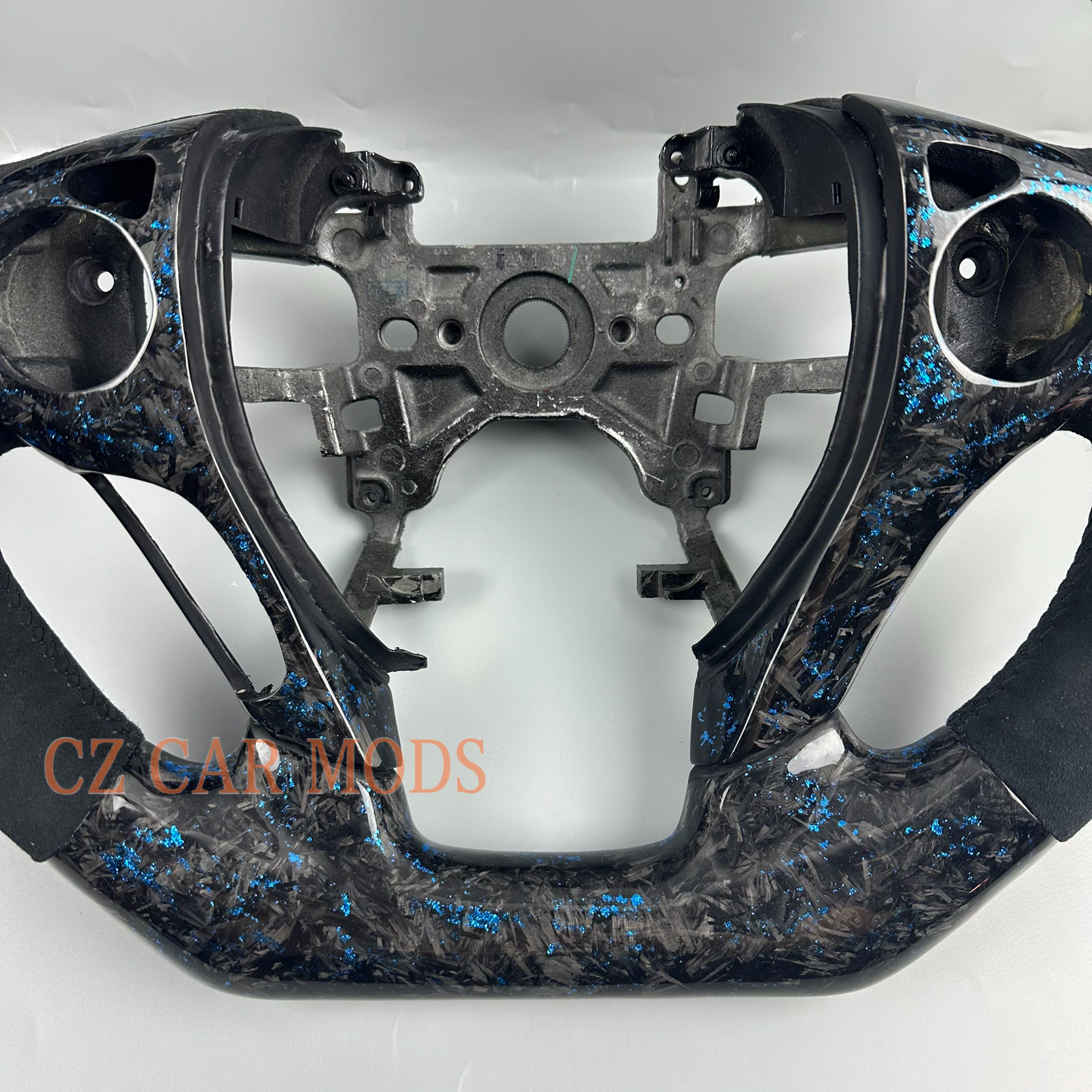 Customized black Forged carbon fiber Alcantara Steering Wheel For 2013 2014 2015 2016 2017 Honda Accord
