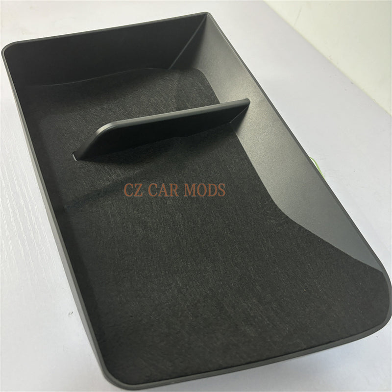 Car Navigation Screen Rear Storage Boxes Center Console Organizer Dash Tray Storage Box For 2023 2024 RX350 RX350h RX450h RX500h
