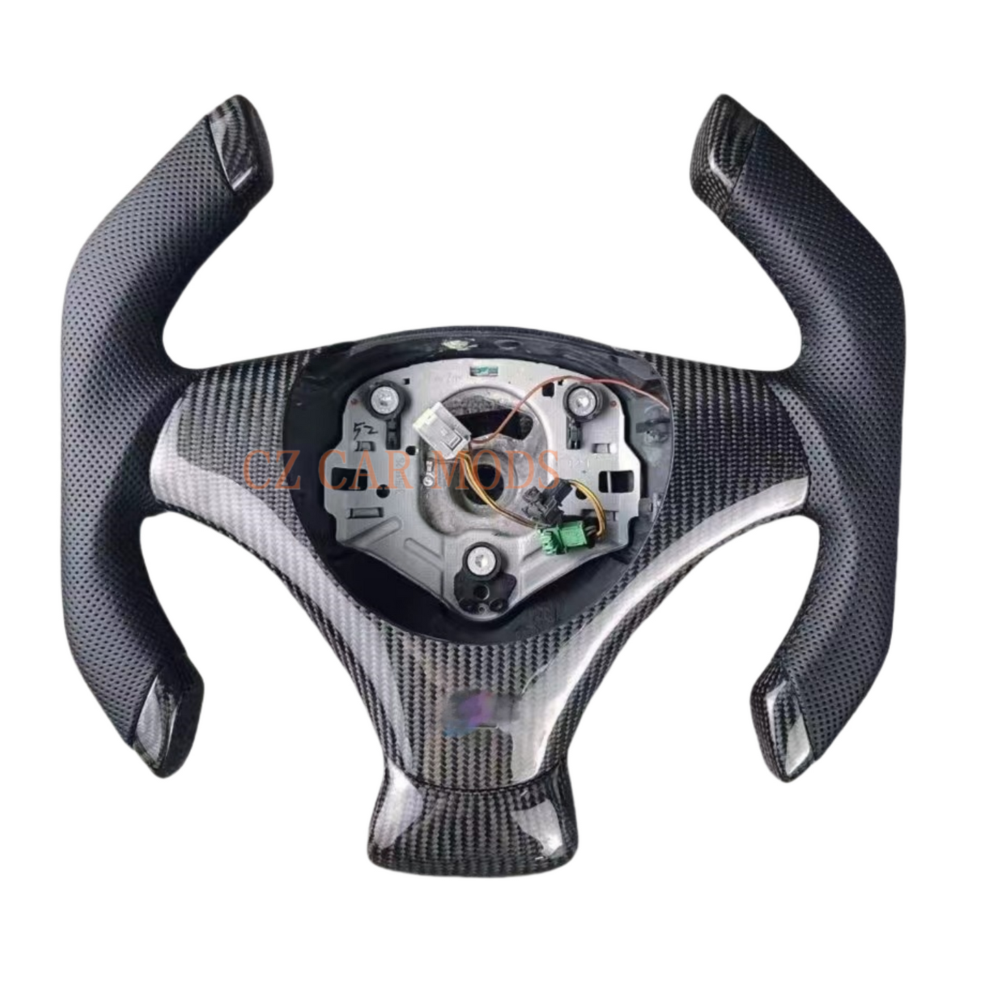 Custom Real Carbon Fiber Steering Wheel Original Steering Wheel Re-manufactured Auto Accessory For BMW 3 Series E90 E92 E82 E87 328i 2007 2008 2009 2010 2011 2012 2013