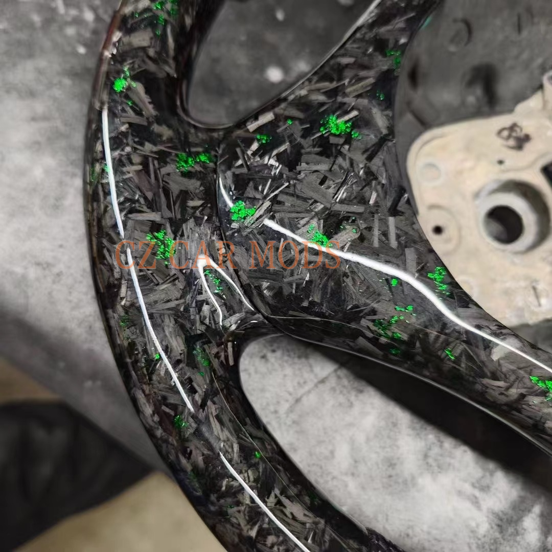 Customized Real Carbon Fiber Steering Wheel Original Steering Wheel Re-manufactured Steering Wheel Auto Accessory For BMW 3 Series E90 E92 E82 E87 328i 2007 2008 2009 2010 2011 2012 2013