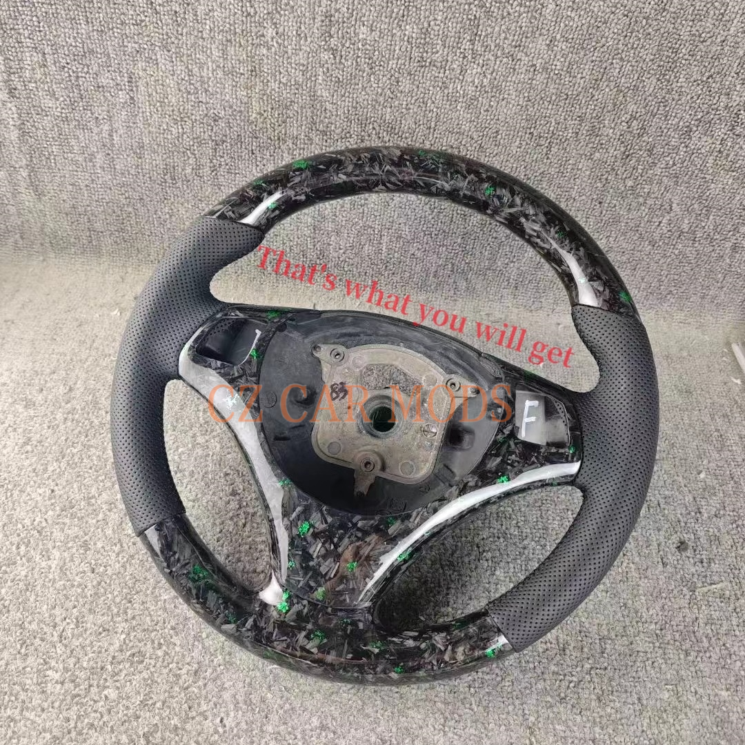 Customized Real Carbon Fiber Steering Wheel Original Steering Wheel Re-manufactured Steering Wheel Auto Accessory For BMW 3 Series E90 E92 E82 E87 328i 2007 2008 2009 2010 2011 2012 2013