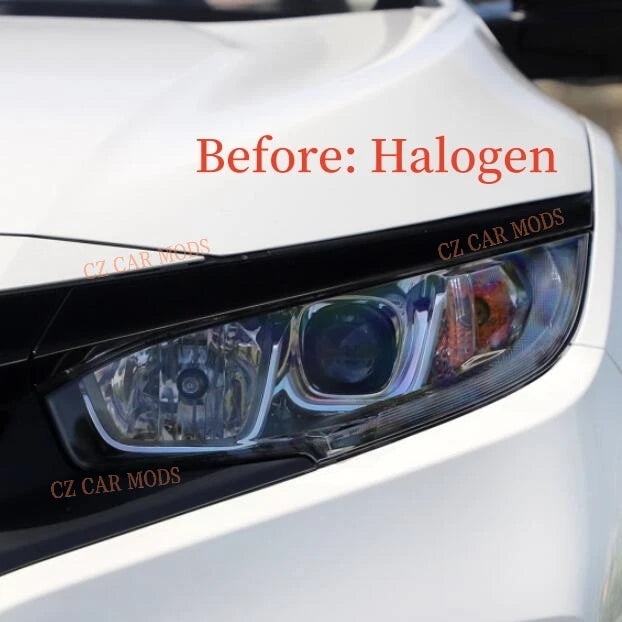 Car Headlight Adapter Wire For 2016 2017 2018 2019 2020 Honda Civic Modify Halogen to LED