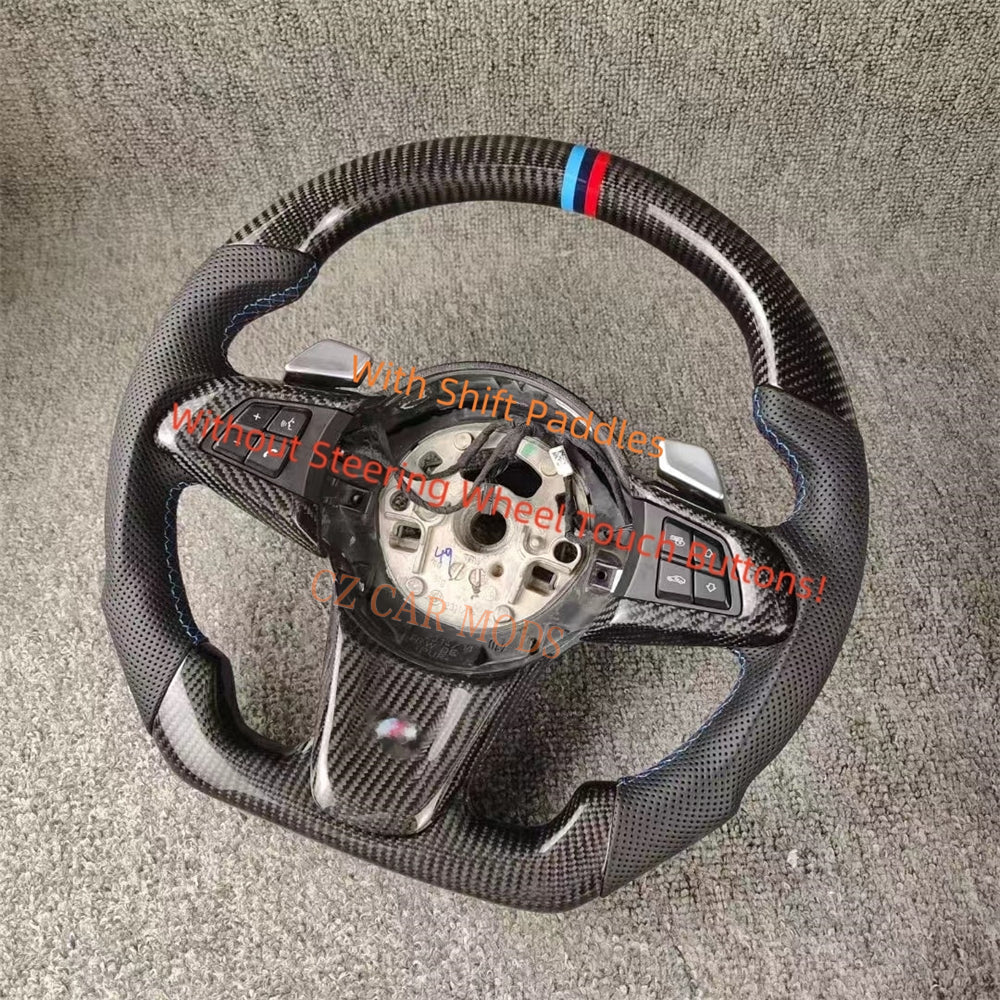 Custom Real Carbon Fiber Steering Wheel For BMW Z4 E86 2009 2010 2011 2012 2013 2014 2015 2016 Auto Accessory Original Steering Wheel Remanufactured