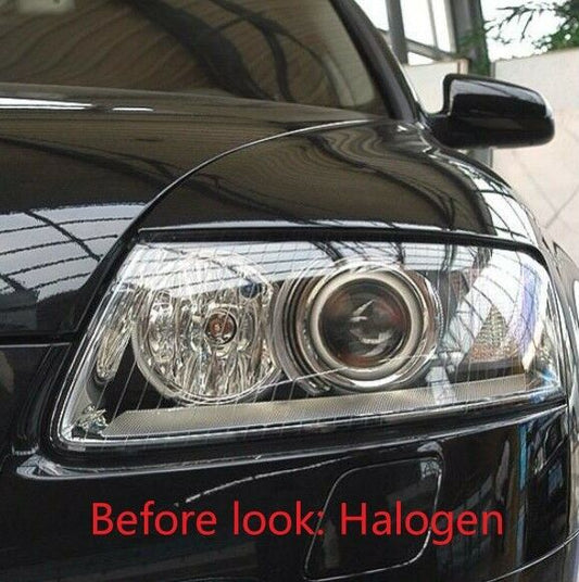 Adapter Wire Harness for 05 06 07 08 Audi A6 Headlight Modify Halogen to Xenon